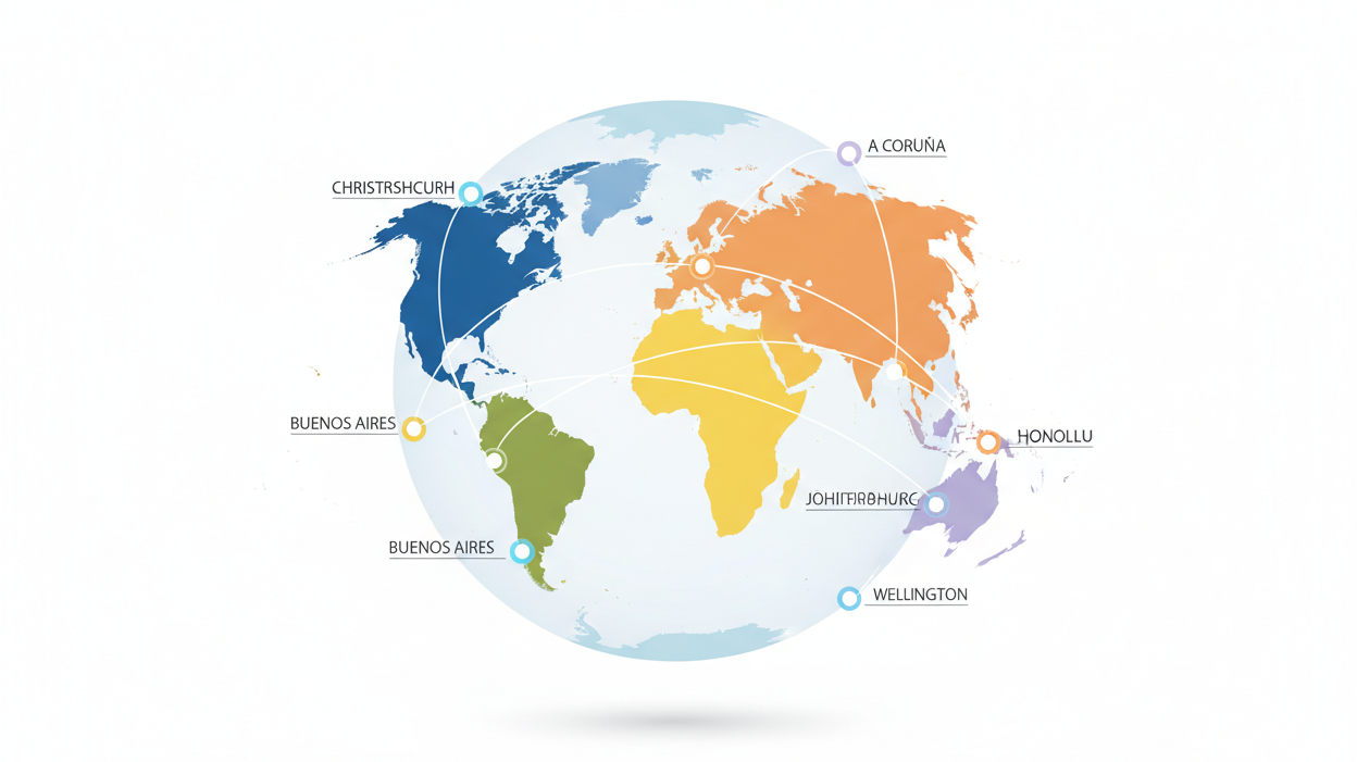 Antipodes of Major Cities: A Country-by-Country Breakdown
