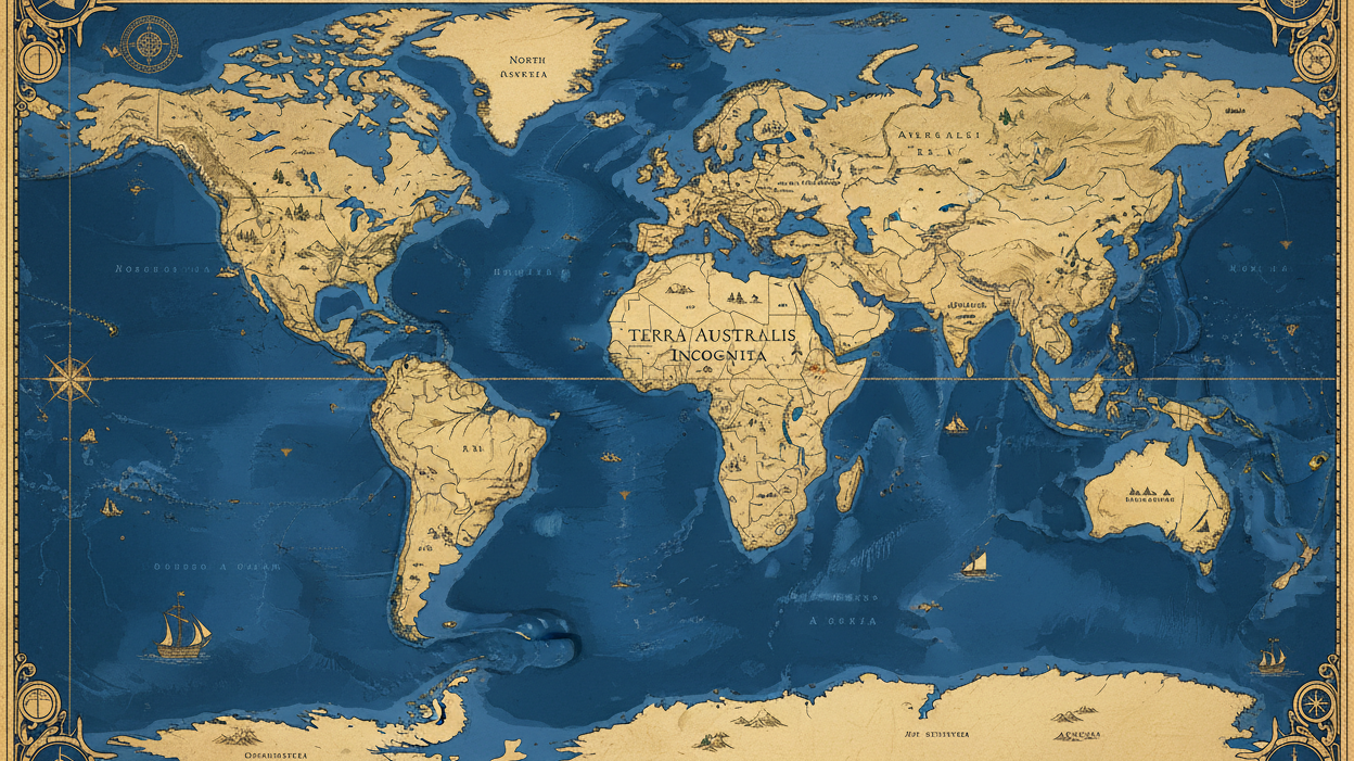The Myth of Terra Australis: The Imaginary Antipode Continent