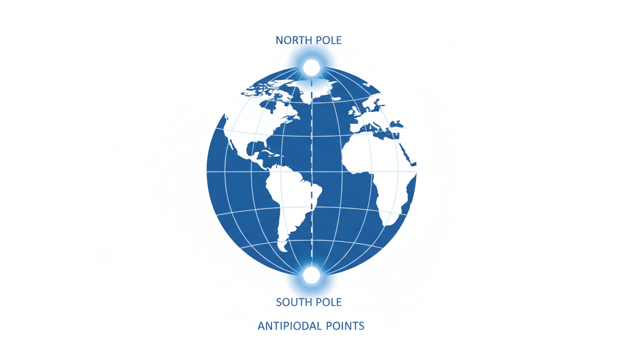 What Happens at the Antipode of the North Pole?