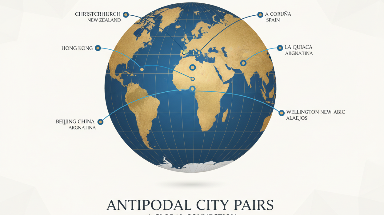 Which City Has the Most Interesting Antipode? Surprising Pairings