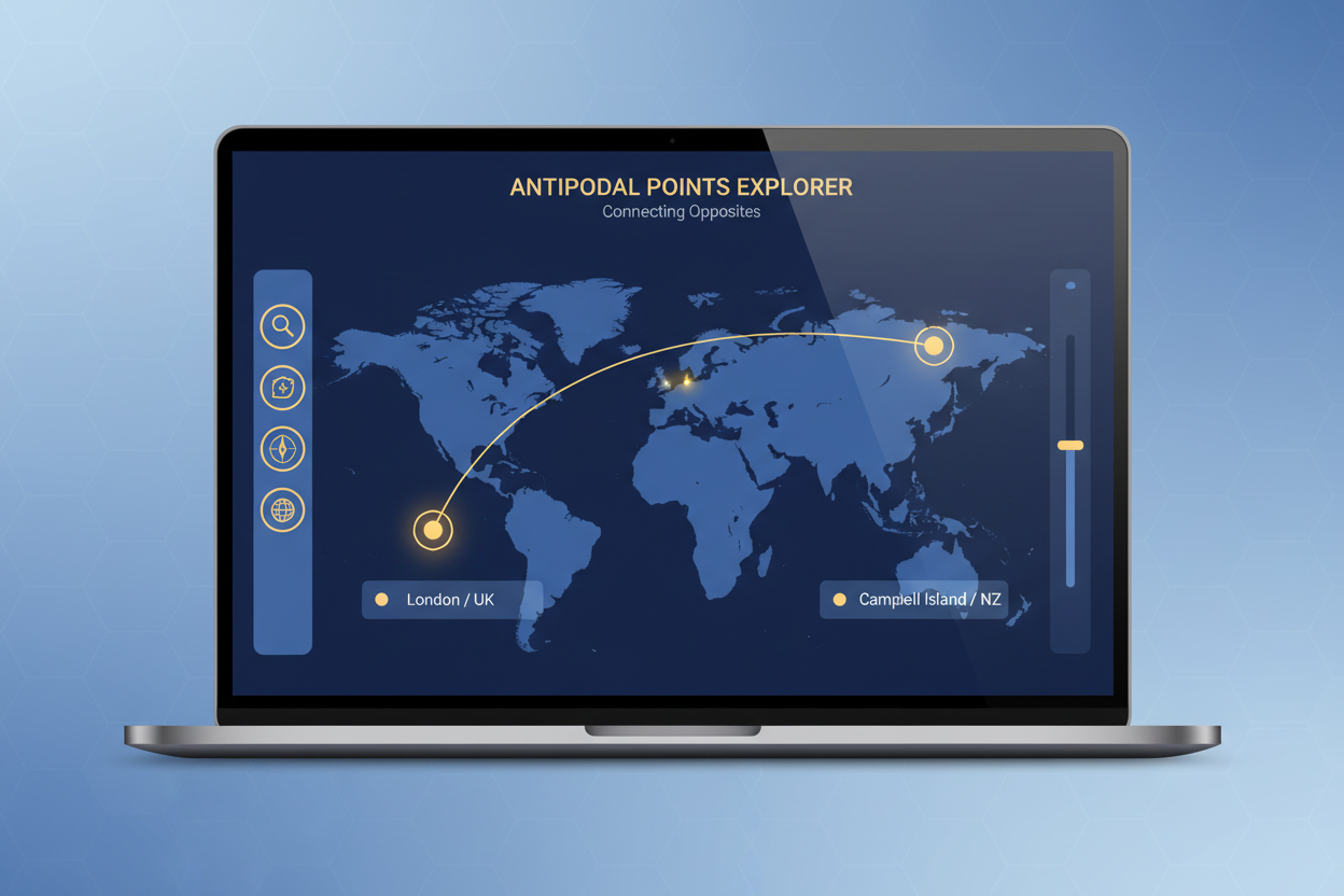 Mapping Antipodes: The Best Tools, Apps, and Online Simulators