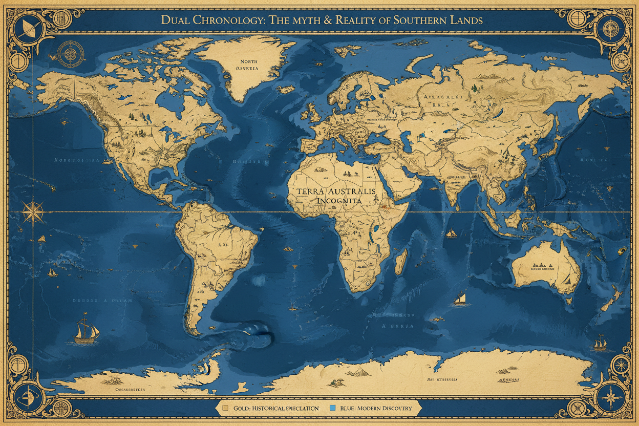 The Myth of Terra Australis: The Imaginary Antipode Continent