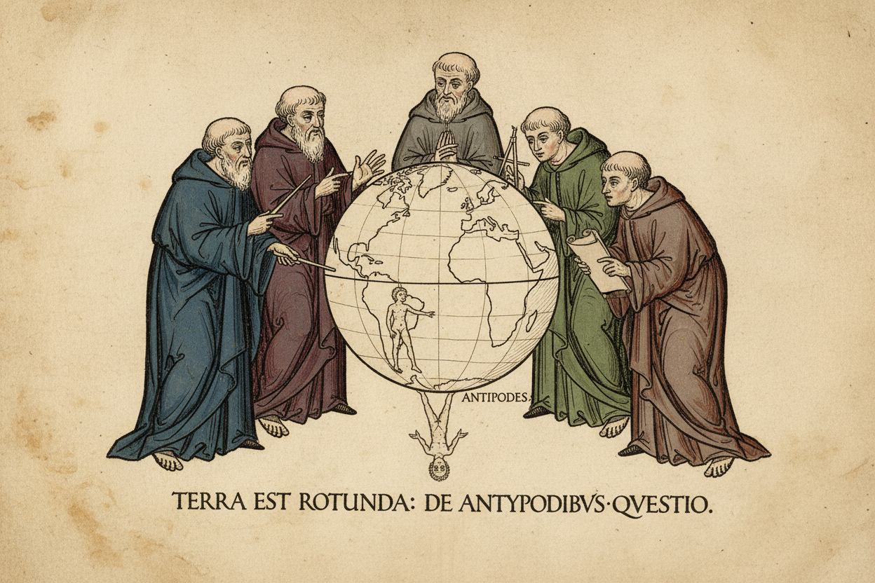 Why Medieval Scholars Thought Antipodeans Lived Upside Down