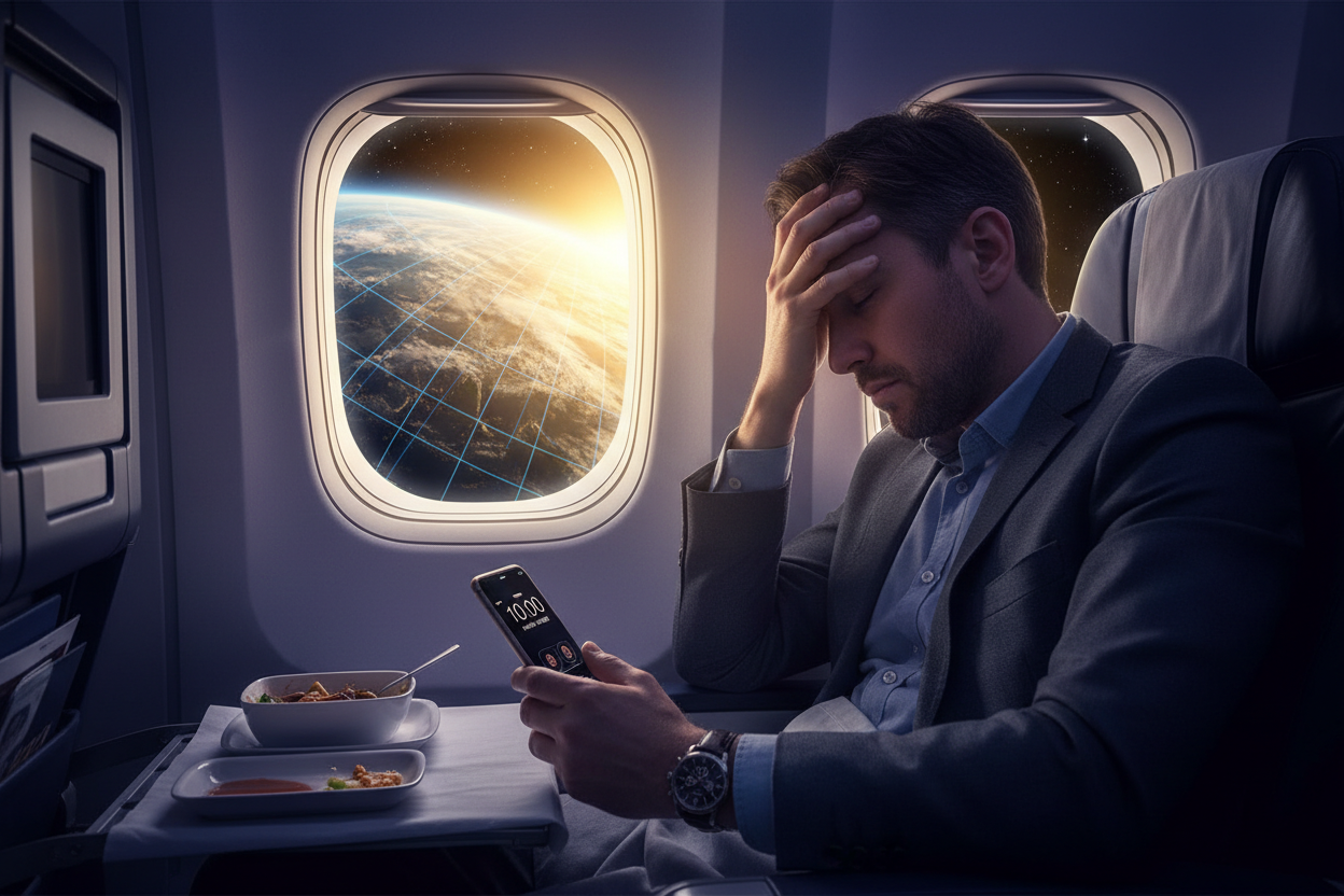 How Many Time Zones Cause Jet Lag?