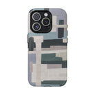 Modern art abstract iPhone case with geometric mist blocks – ANTIPODE