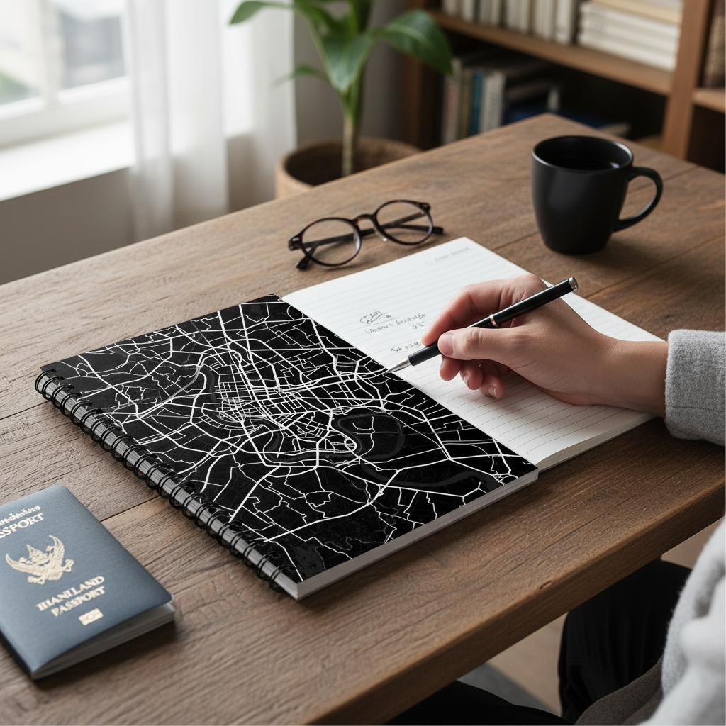 Mapping Note Book Custom Map Notebooks | Personalised Travel & City Maps – A N T I P O D E