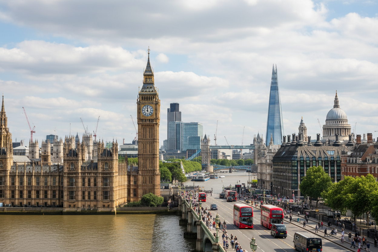 photo realistic image of london